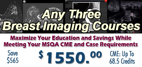 Breast Imaging 3 Course Combo