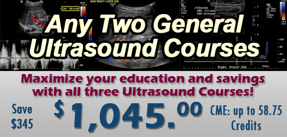 General Ultrasound  2 Course Combo