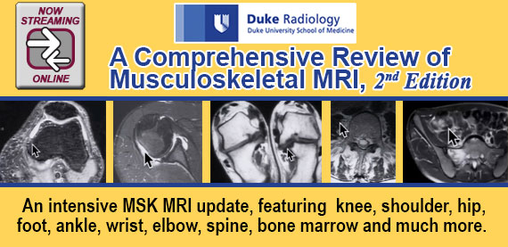 Duke Radiology: A Comprehensive Review of MSK MRI, 2nd Edition