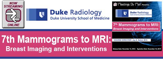 7th Mammograms to MRI